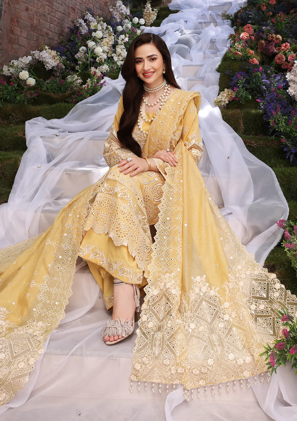 Elaf Chikankari Festive - ECF-01