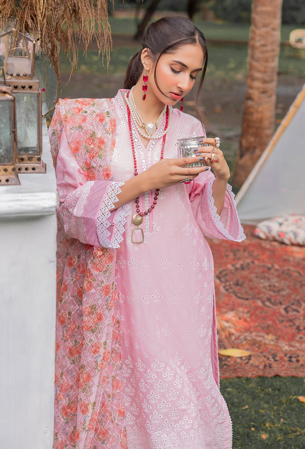 Adan Libas Chikankari - 8