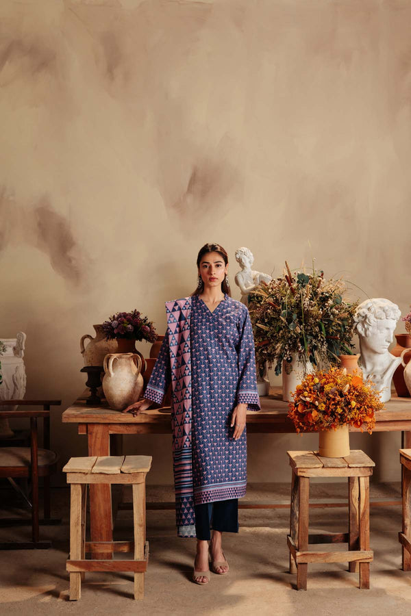 SAHAR Printed Khaddar - SKWP-V2-23-04