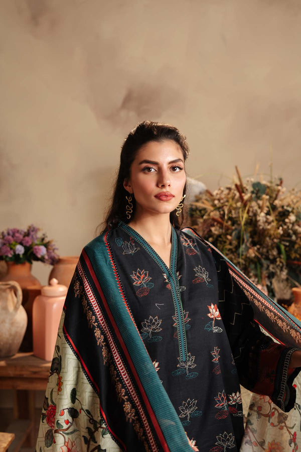 SAHAR Printed Khaddar - SKWP-V2-23-05