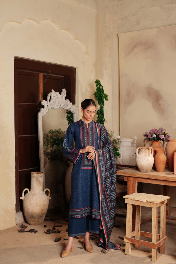 SAHAR Printed Khaddar - SKWP-V2-23-01